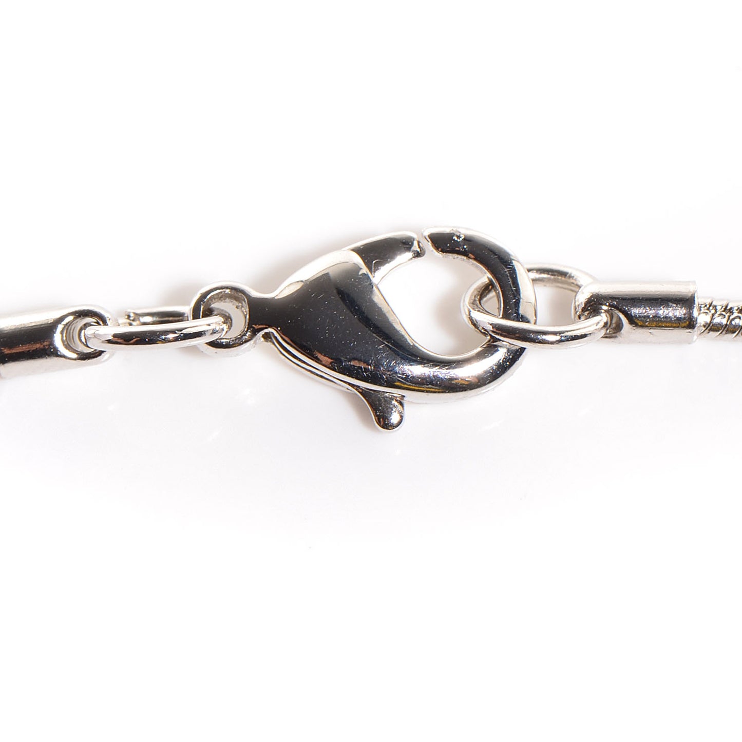 No. 19 Perfume Bottle Necklace Silver