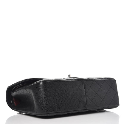Chanel Caviar Quilted Jumbo Double Flap Black 5 of 9