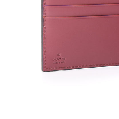 Gucci GG Supreme Monogram Blooms French Flap Wallet Beige Multicolor Dry Rose 7 of 10