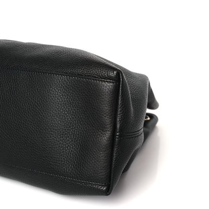 Gucci Pebbled Calfskin Medium Soho Chain Shoulder Bag Black 9 of 10