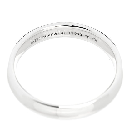 Tiffany Platinum 4mm Forever Wedding Band Ring 61 9.5 4 of 5