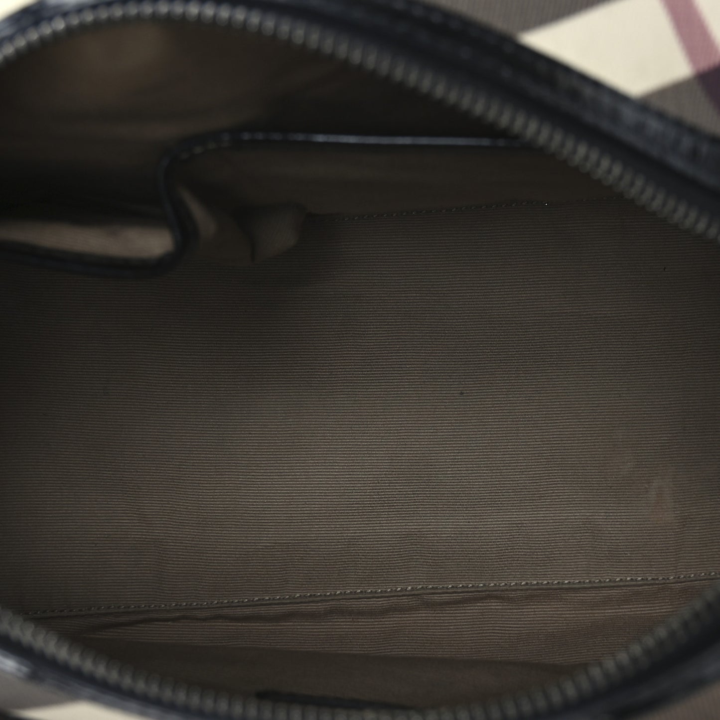 Nova Check Patent Small Chester Bowling Bag Black