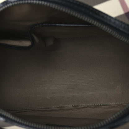 Burberry Nova Check Patent Small Chester Bowling Bag Black 5 of 15