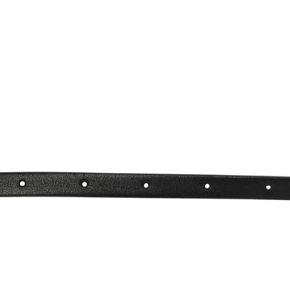 Valentino Garavani Calfskin VLogo Wrap 10mm Belt 75 30 Black 4 of 6
