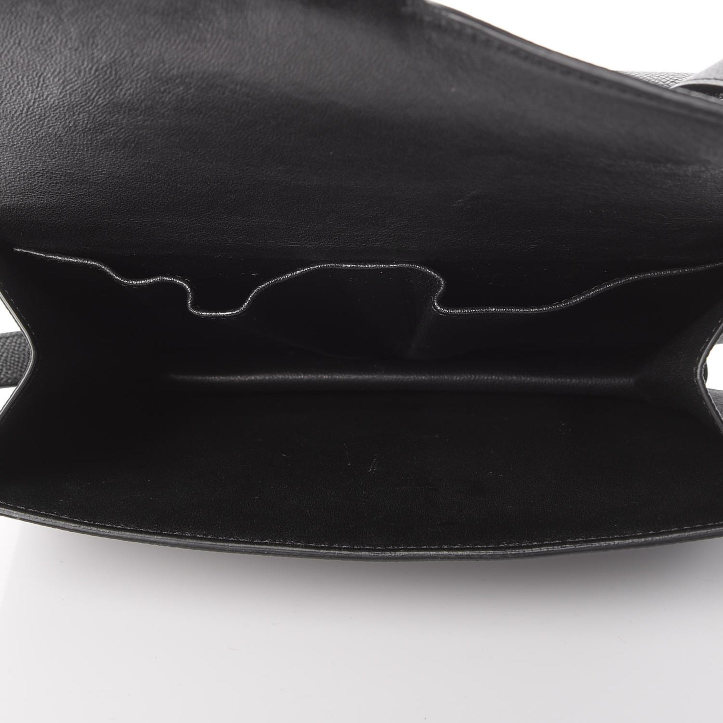 Baby Grained Calfskin Medium Symmetrical Bag Black