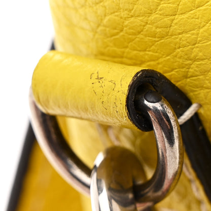 Celine Drummed Calfskin Nano Luggage Acacia 11 of 11