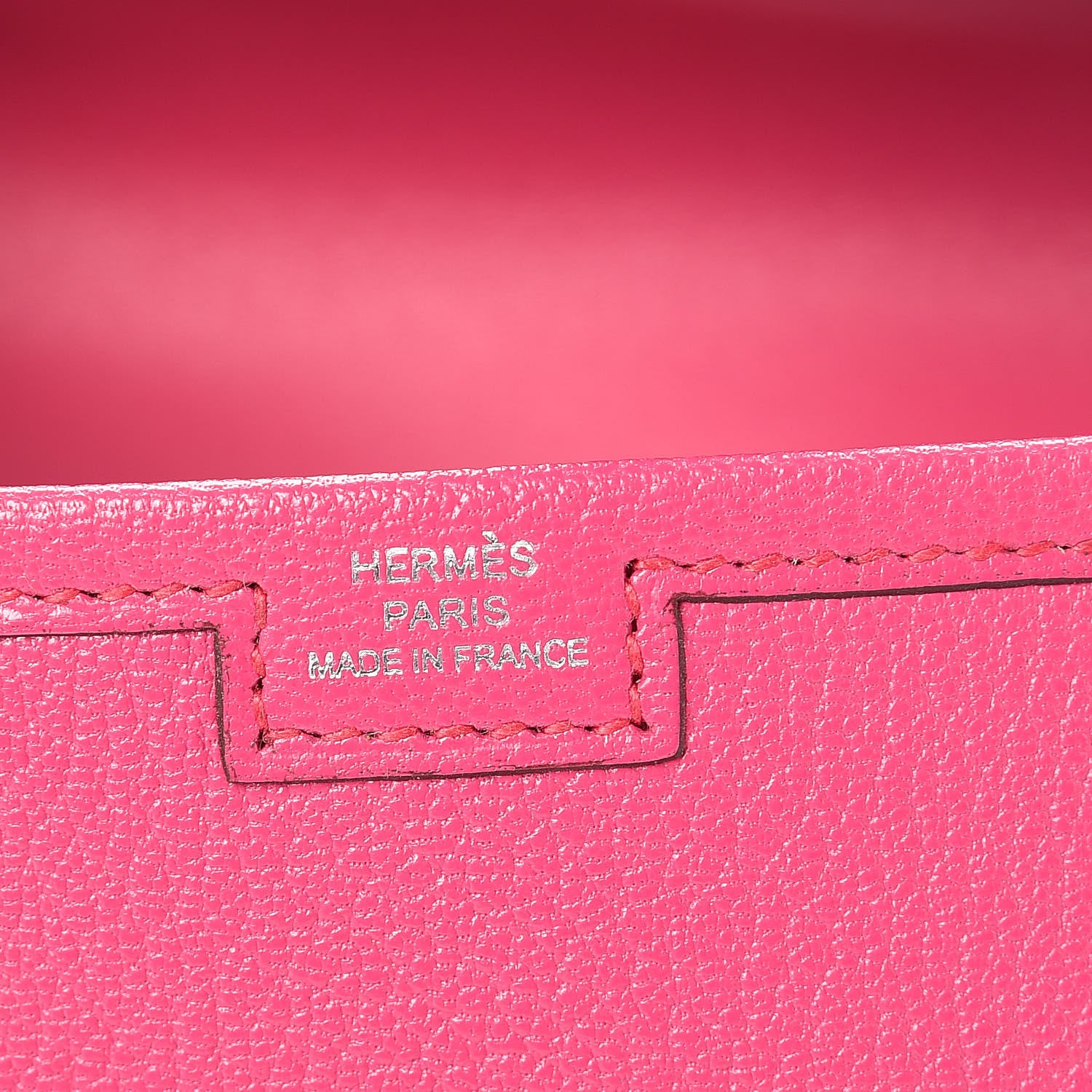 Hermes Chèvre Mysore Jige Elan 29 Clutch Rose Shocking 6 of 8