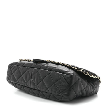 Chanel Calfskin Quilted Medium Chain Me Flap Black 8 of 10