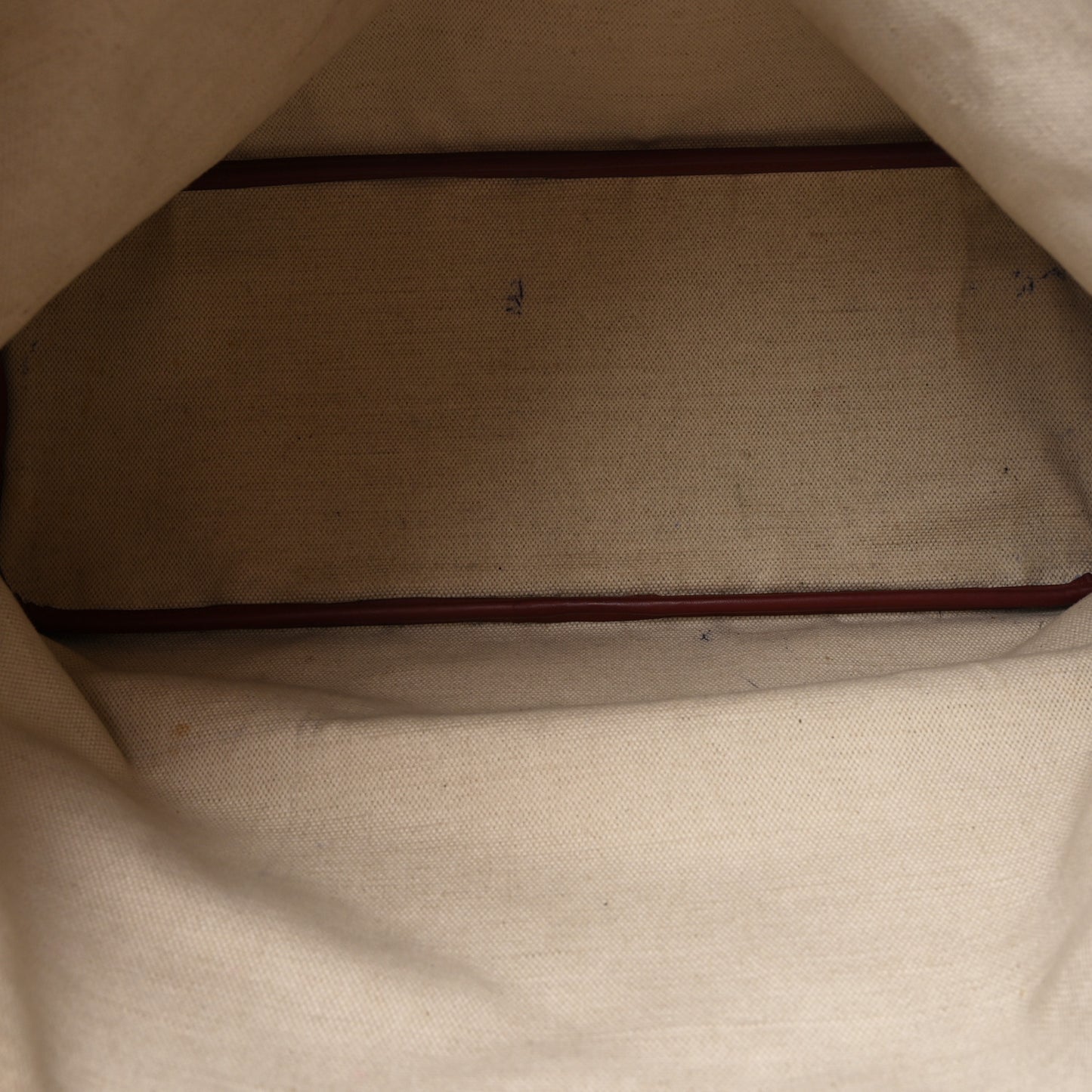 Grained Calfskin Canvas 1920 Oh! Tote Ruban GM Madder Bronze