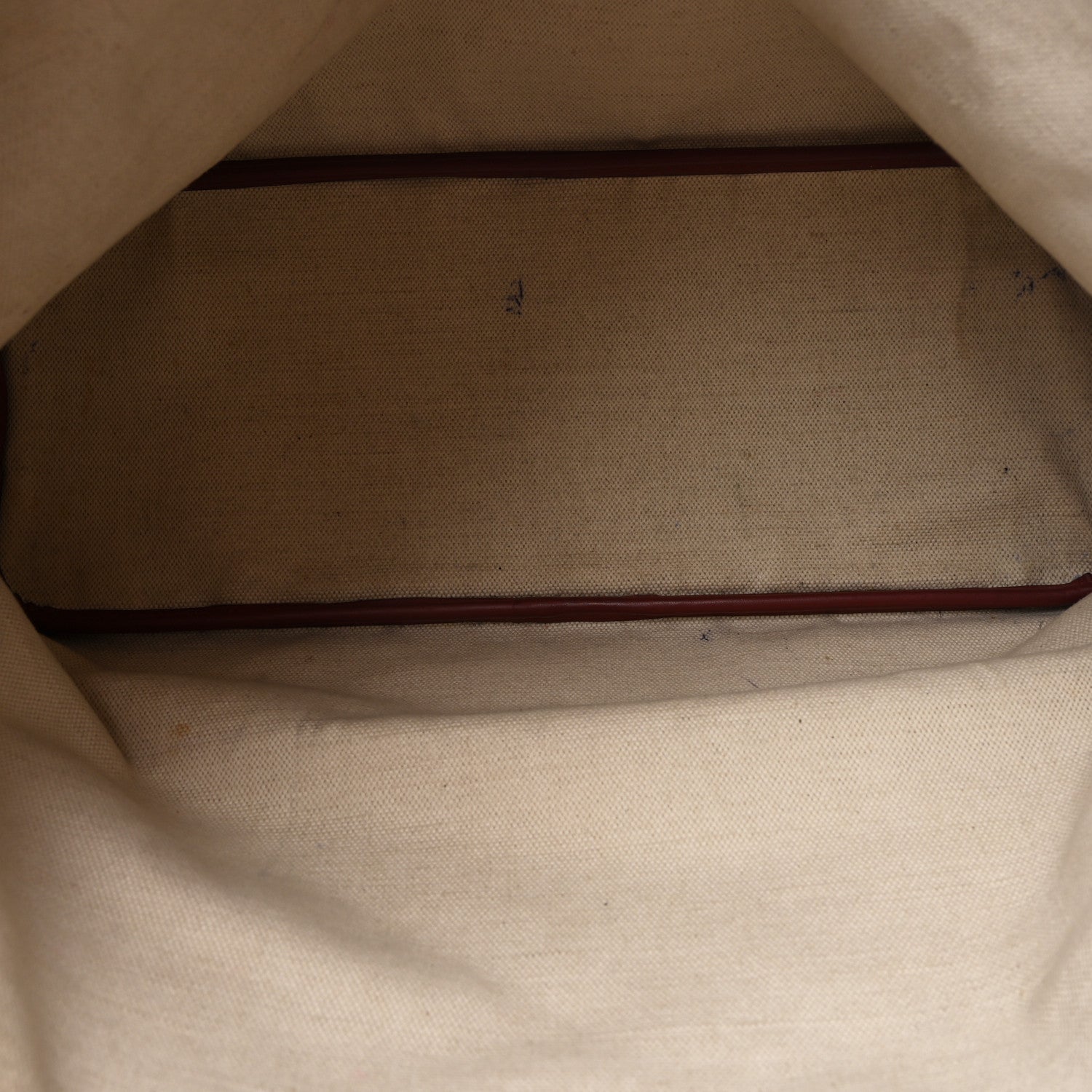Moynat Grained Calfskin Canvas 1920 Oh! Tote Ruban GM Madder Bronze 5 of 10