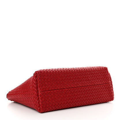 Bottega Veneta Lambskin Intreccio Medium Apple Candy 5 of 11