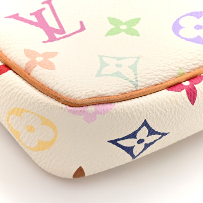 Louis Vuitton Monogram Multicolor Pochette Accessories White 14 of 16