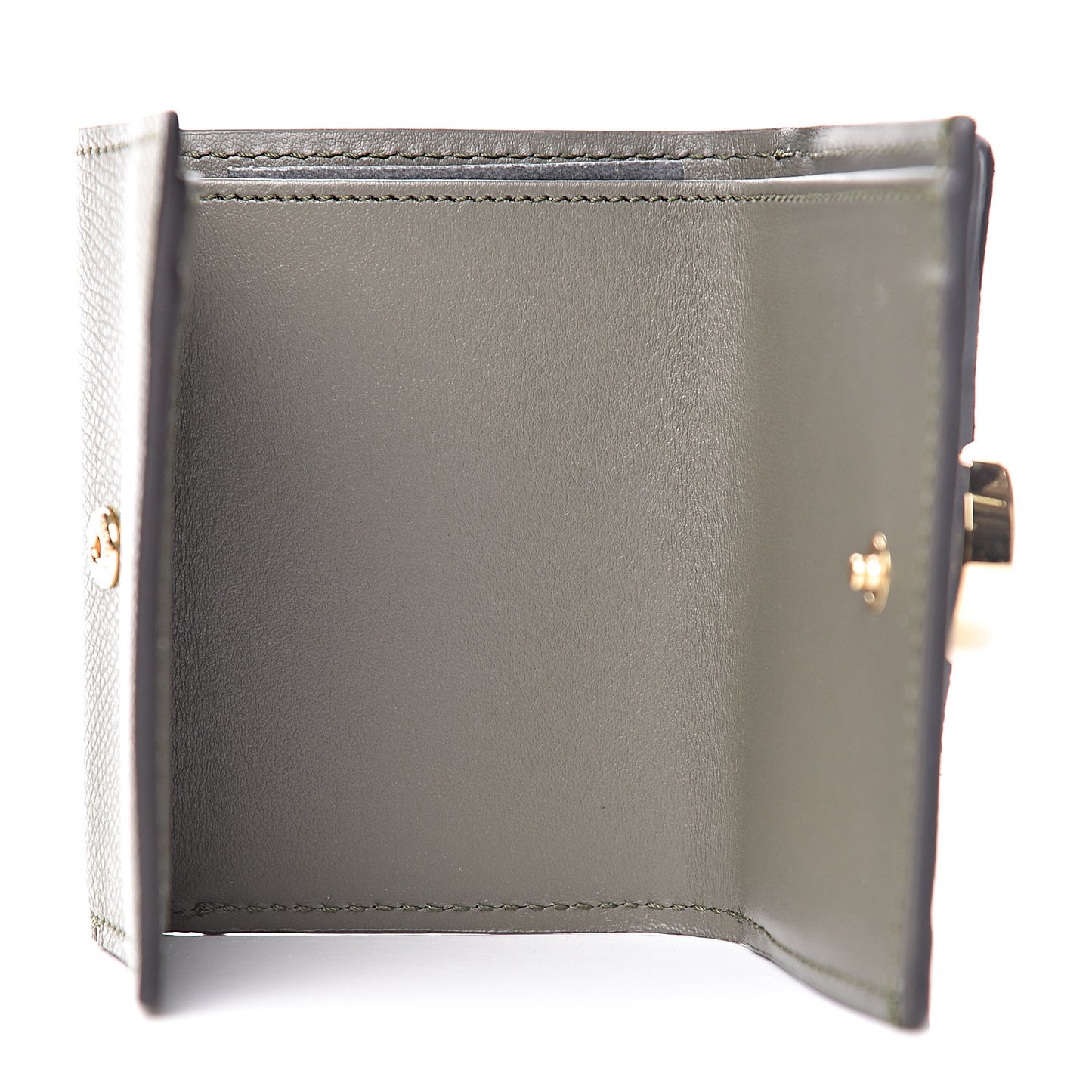 Vitello Cruise F is Fendi Micro Tri-Fold Envelope Wallet Asparago