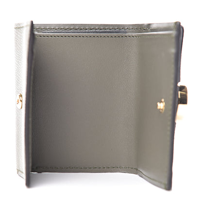 Fendi Vitello Cruise F is Fendi Micro Tri-Fold Envelope Wallet Asparago 5 of 8