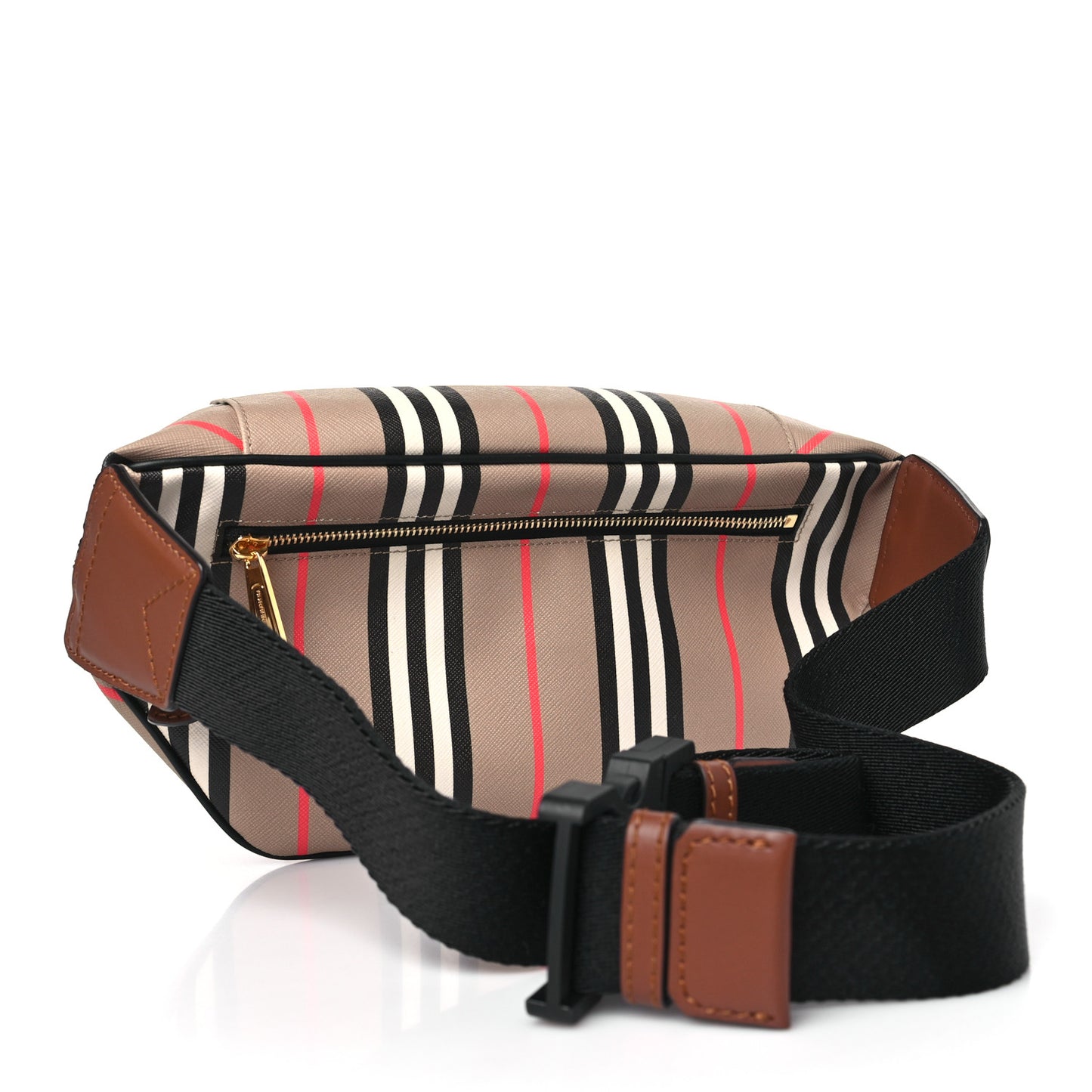 E-Canvas Icon Stripe Sonny Bum Bag Archive Beige
