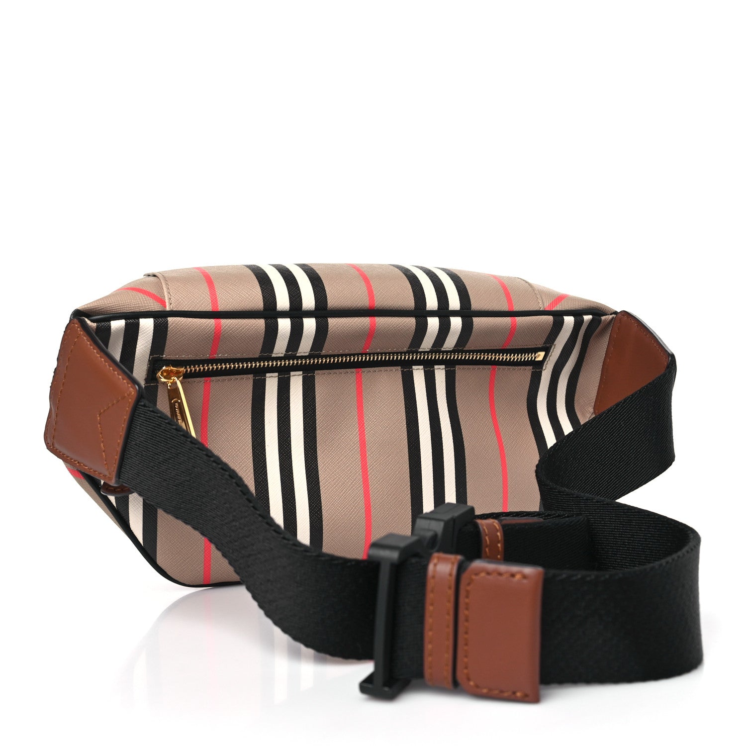Burberry E-Canvas Icon Stripe Sonny Bum Bag Archive Beige 3 of 8