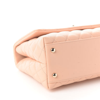 Chanel Caviar Quilted Small Coco Handle Flap Light Pink 8 of 9