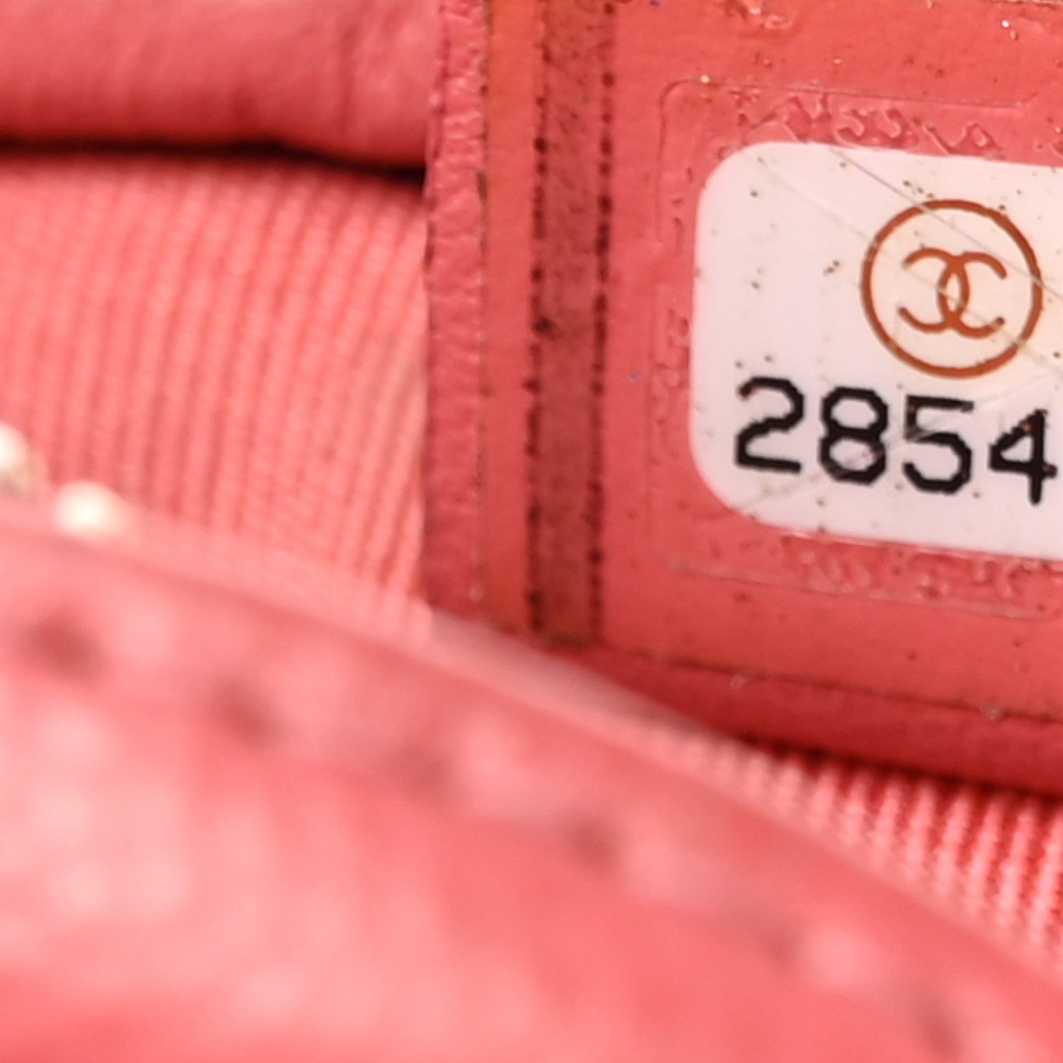 Chanel Caviar Quilted Zip Around Classic Coin Purse Pink 7 of 11