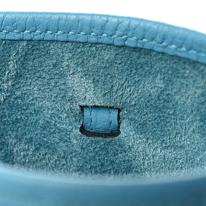 Hermes Taurillon Clemence Amazone Evelyne TPM Bleu du Nord Vert Verone 11 of 11