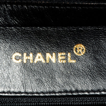 Chanel Lambskin Quilted Shoulder Bag Black 8 of 10