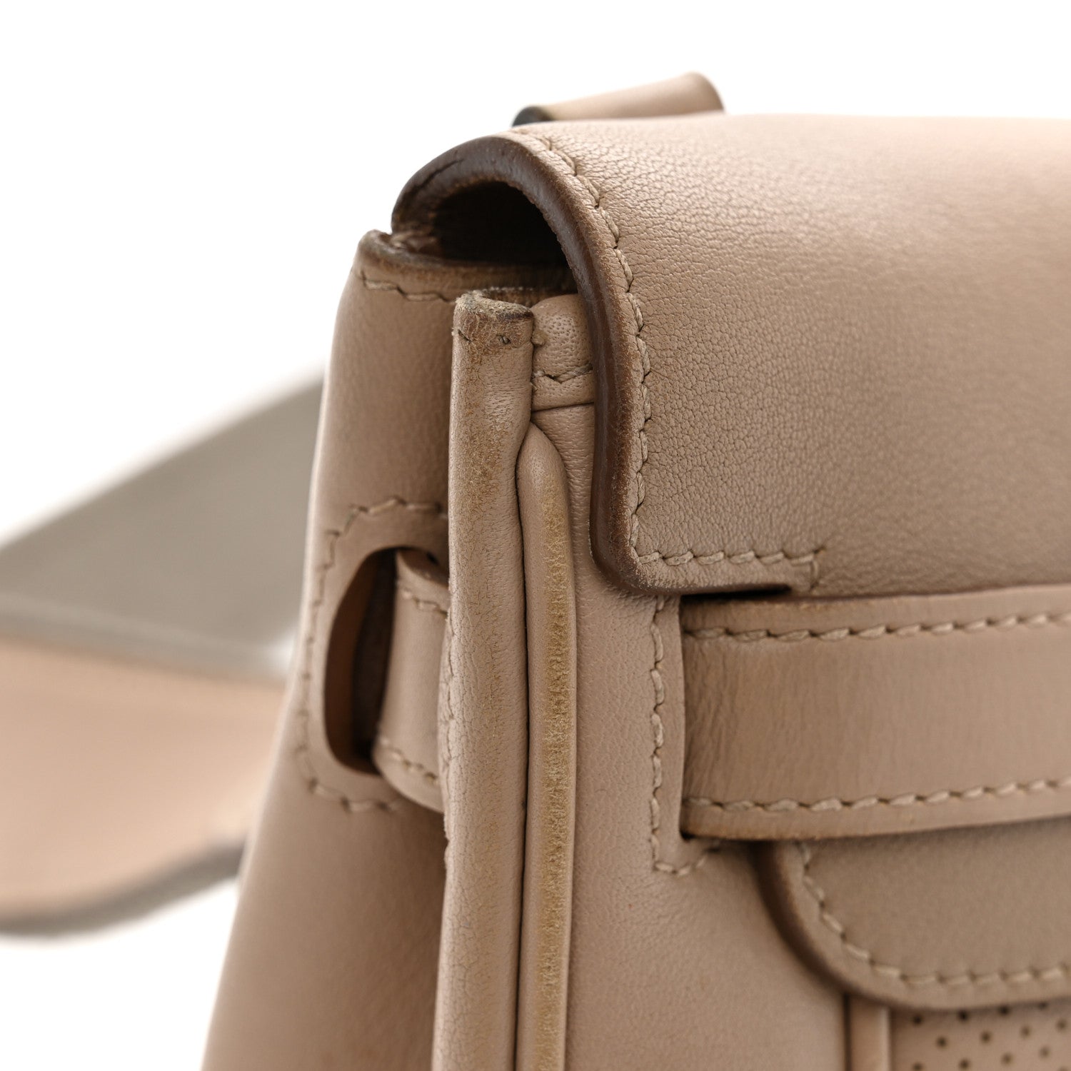 Hermes Veau Swift Mini Sac Berline Argile 15 of 16