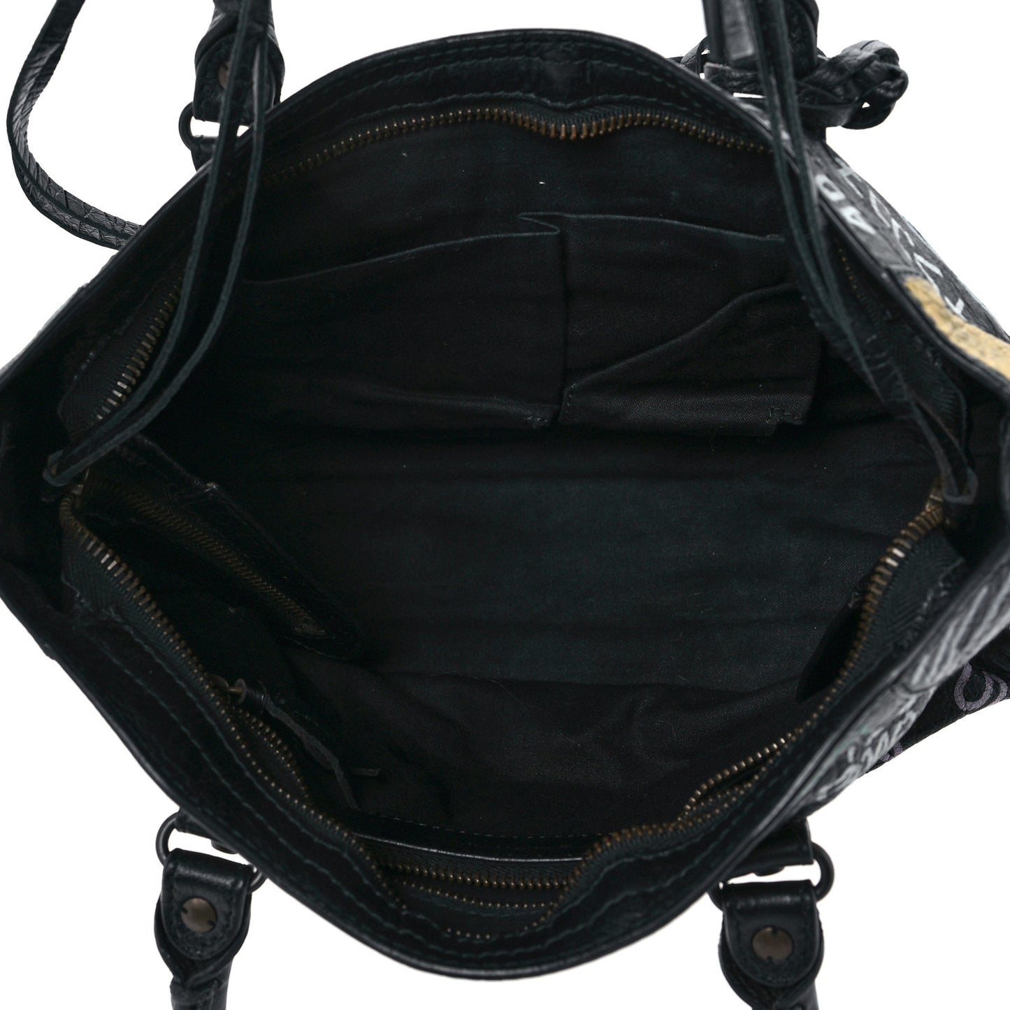 Agneau Graffiti All Over Classic Hardware S City Black Multicolor