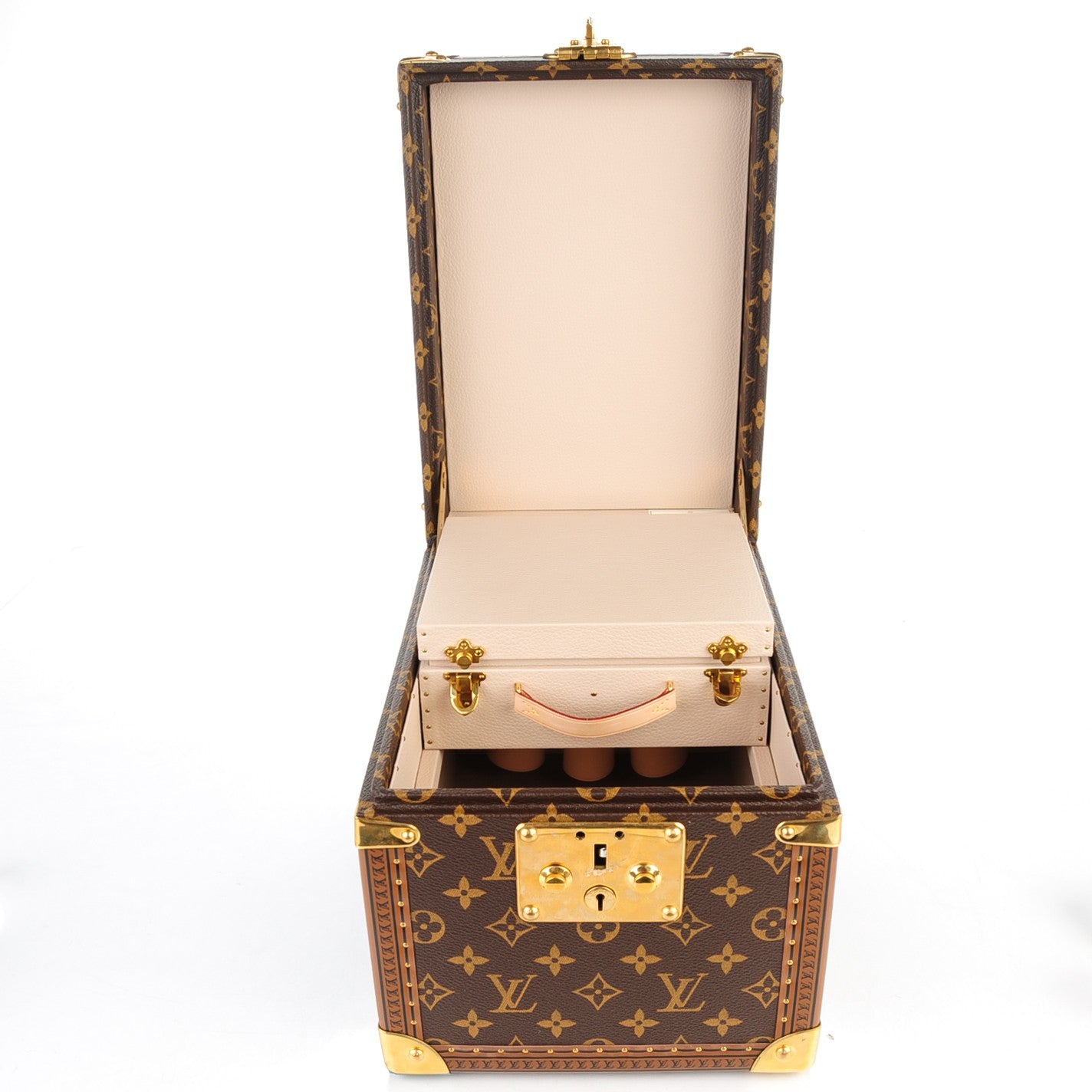 Monogram Boite Flacons Beauty Train Trunk Case