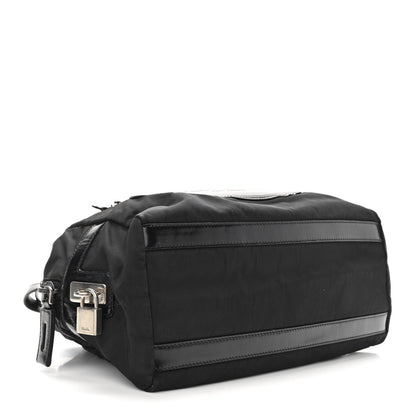 Prada Tessuto Nylon Spazzolato Logo Tote Black 4 of 10