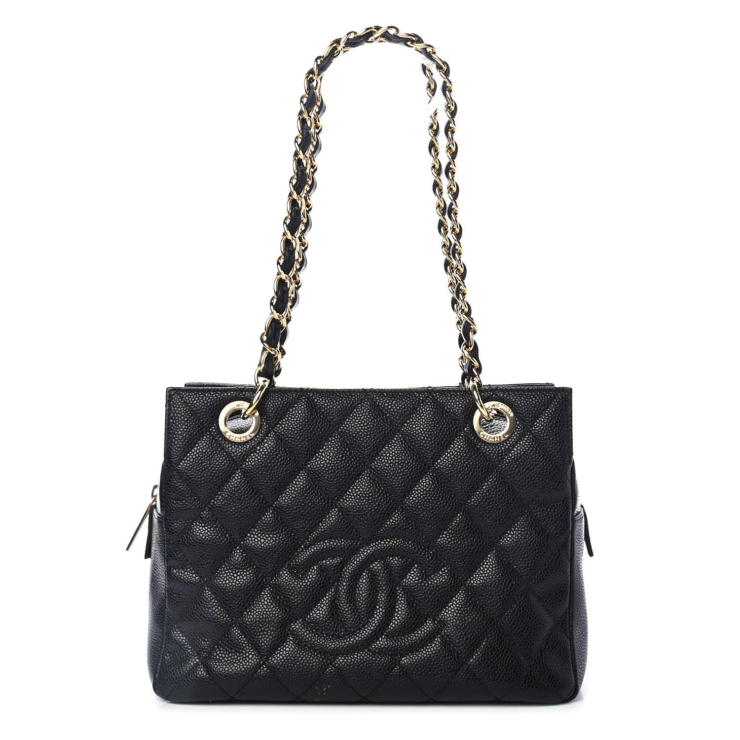 Chanel Caviar Quilted Petit Timeless Tote PTT Black 1 of 4