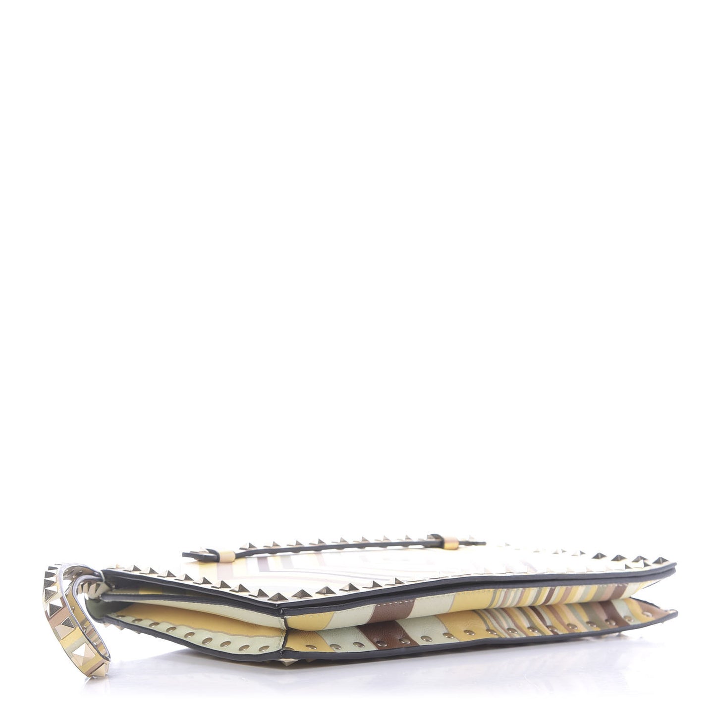 Nappa Native Couture 1975 Rockstud Wristlet Clutch Multicolor