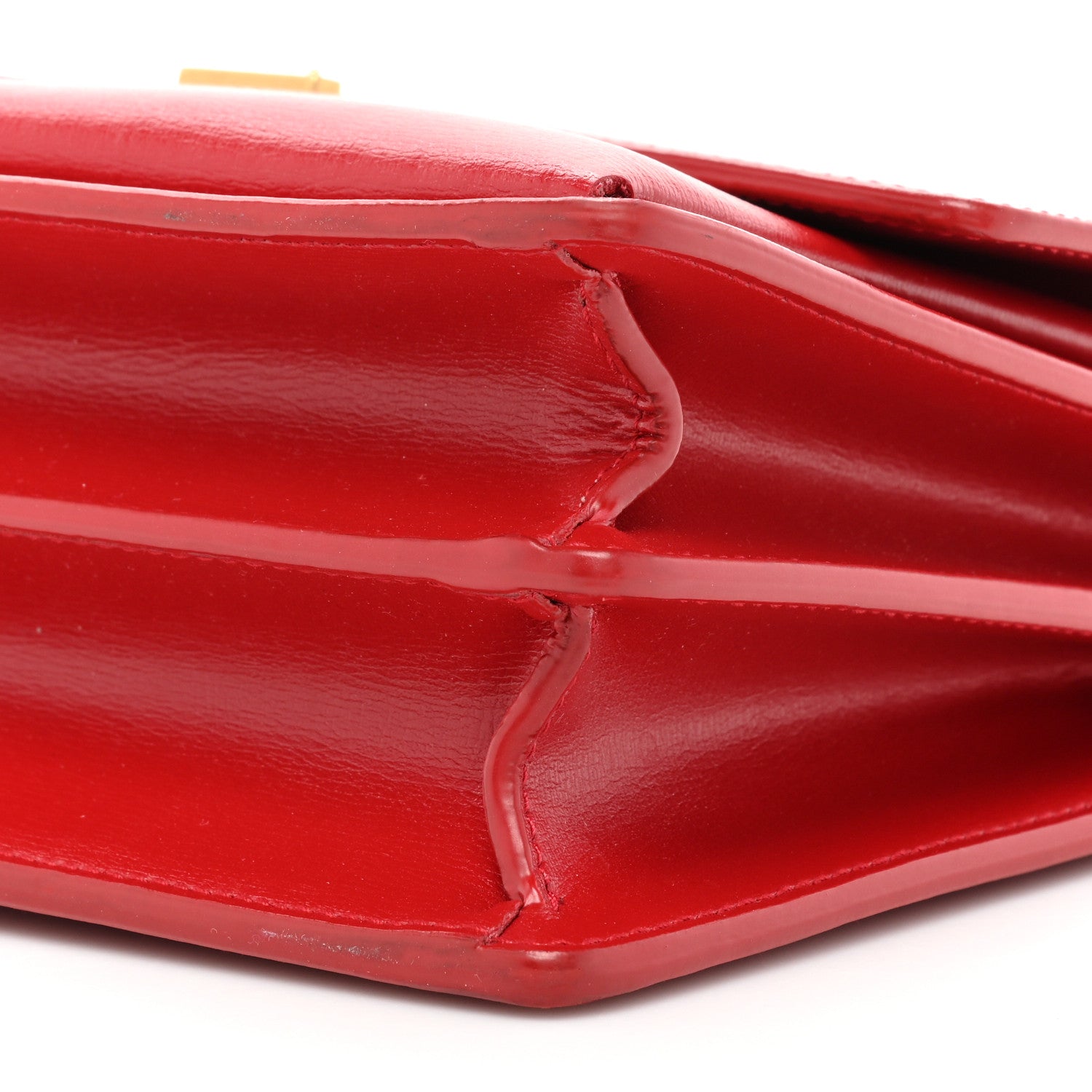 Saint Laurent Calfskin Medium Monogram Sunset Rouge Eros 9 of 13