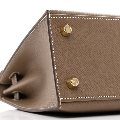 Hermes Epsom Kelly Sellier 25 Etoupe 9 of 10