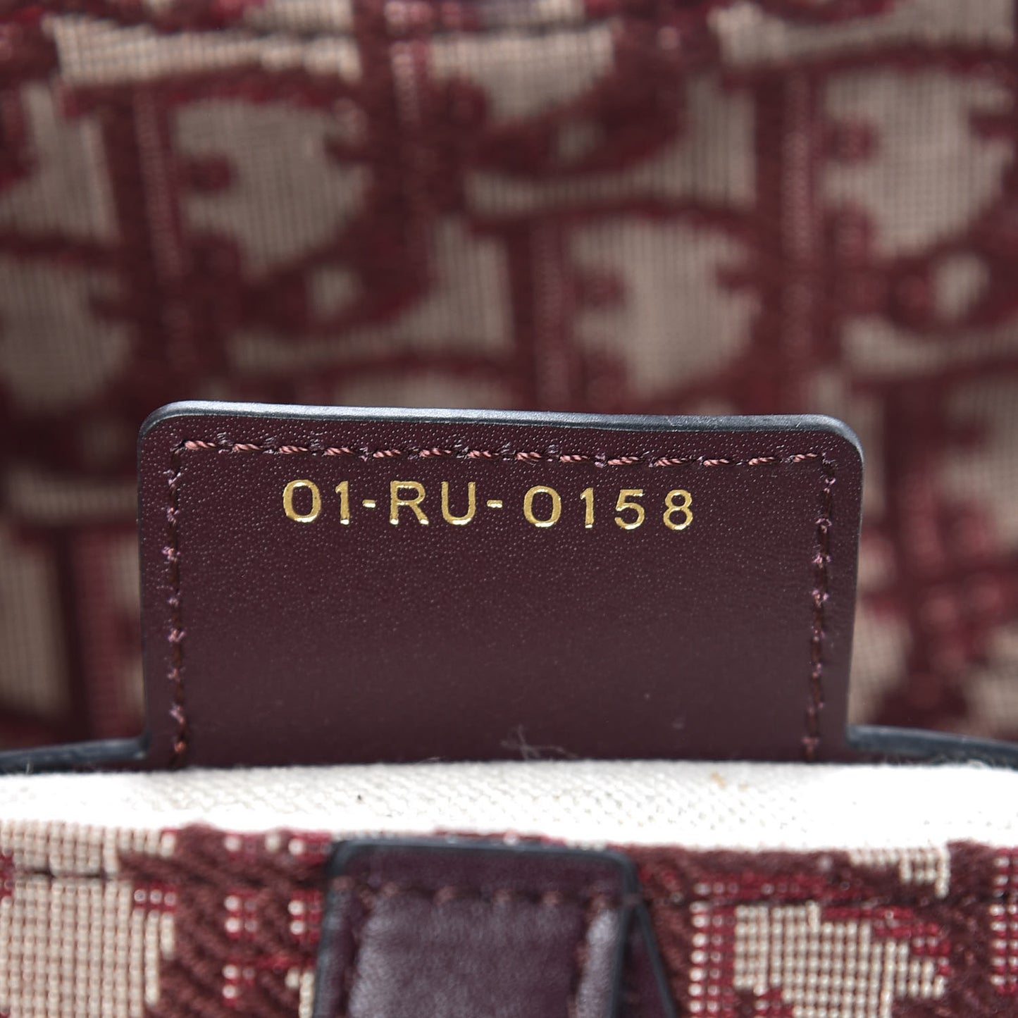 Oblique Saddle Bag Burgundy