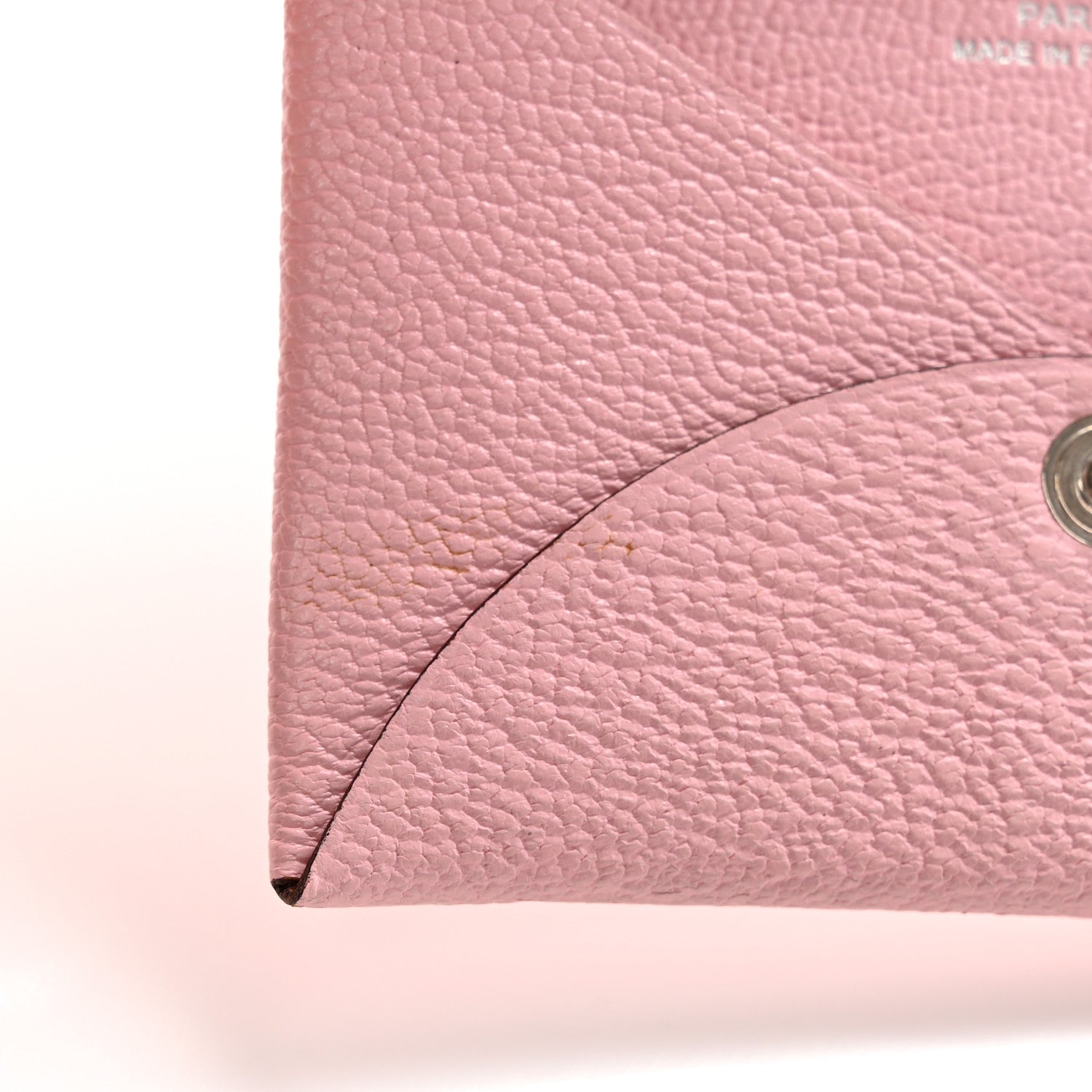 Hermes Chevre Mysore Calvi Card Case Rose Sakura 9 of 14