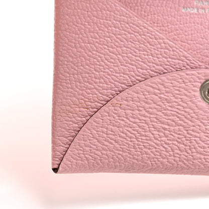Hermes Chevre Mysore Calvi Card Case Rose Sakura 9 of 14