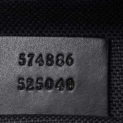 Gucci GG Supreme Monogram Web Shoulder Bag Black Grey 7 of 9