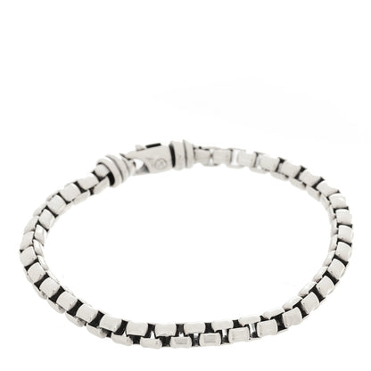 David Yurman Sterling Silver 5mm Box Chain Bracelet 1 of 5