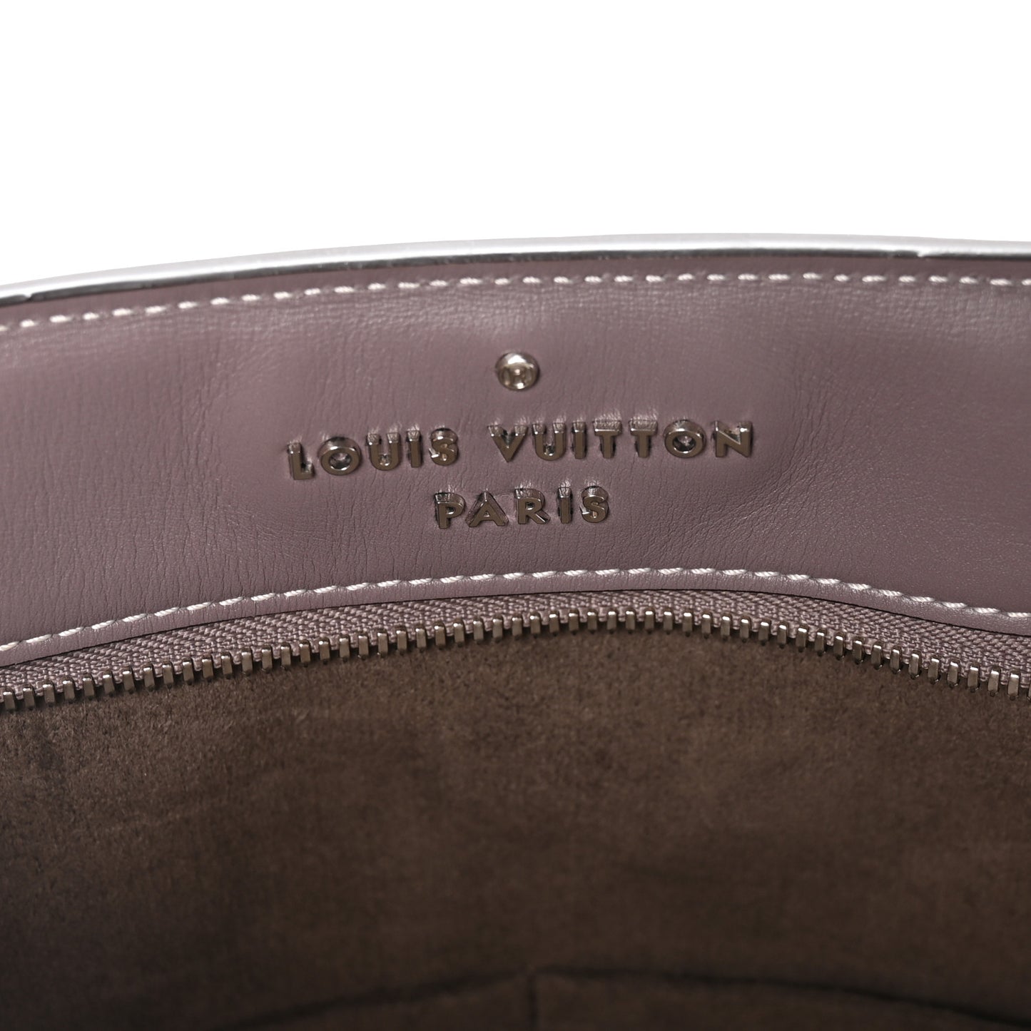 Veau Satin Holdall PM Gris