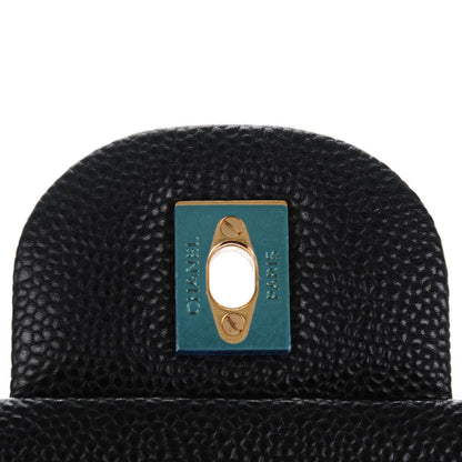Chanel Caviar Quilted Jumbo Double Flap Black 6 of 9
