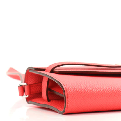 Hermes Epsom Kelly Wallet To Go Rose Texas 8 of 9
