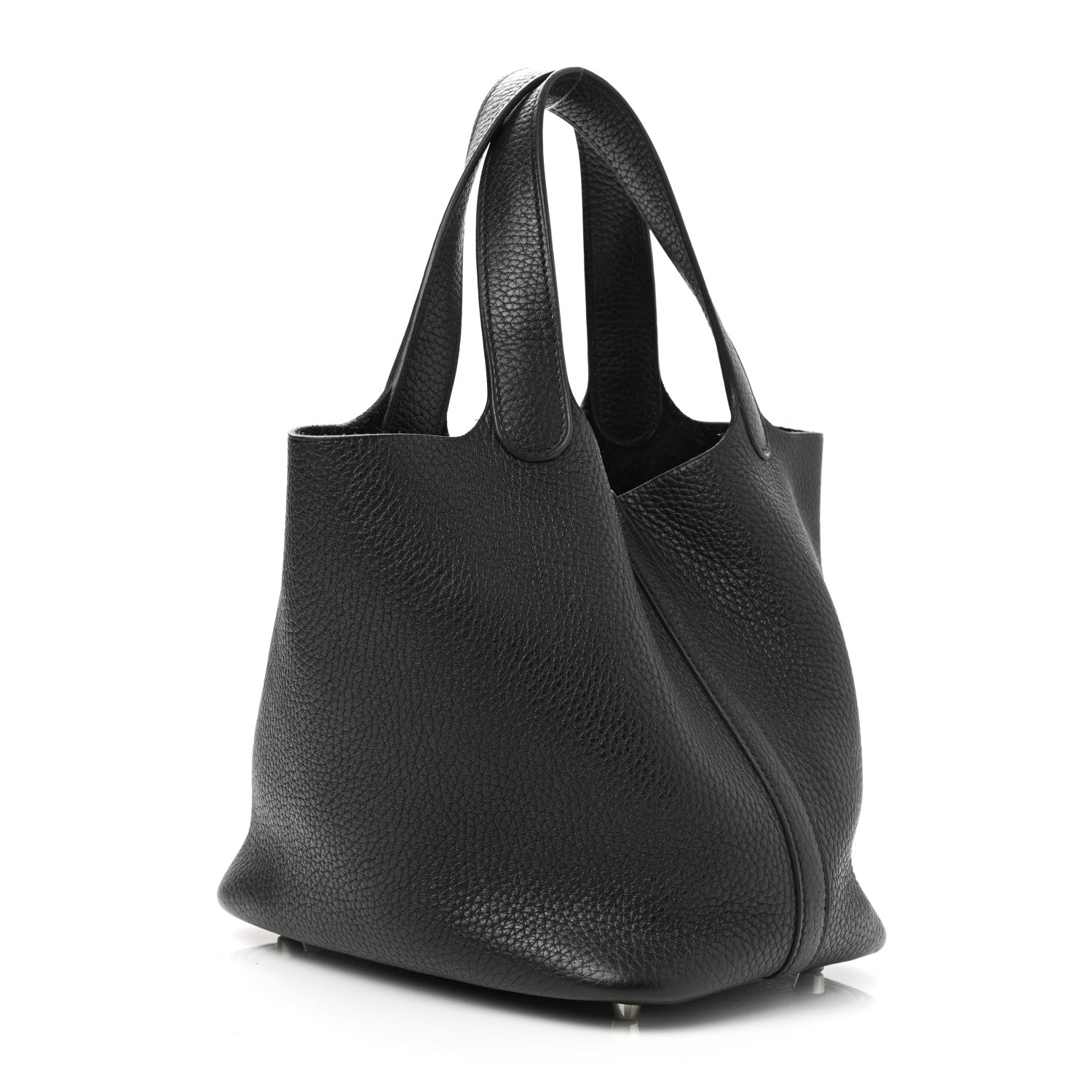 Hermes Taurillon Clemence Picotin Lock 18 PM Black 3 of 11