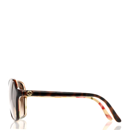 Gucci Round Floral Print Sunglasses /N/F/S Brown 3 of 8