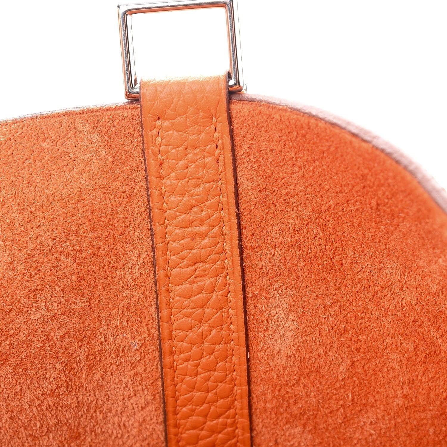 Hermes Taurillon Clemence Picotin Lock 22 MM Orange 7 of 8