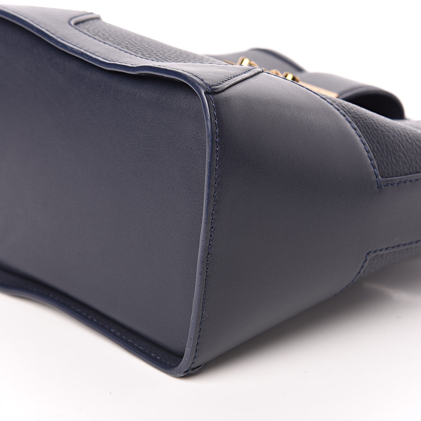 Calfskin Mini Claudia Crossbody Bag True Navy