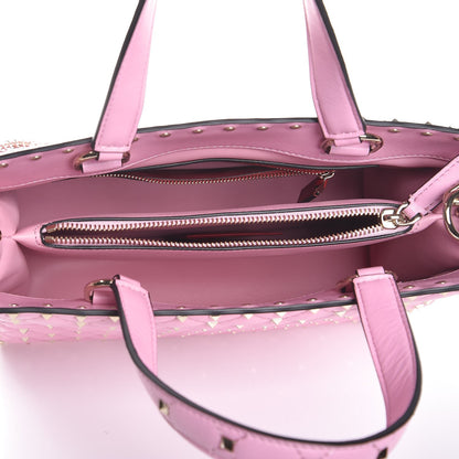 Valentino Garavani Nappa Rockstud Spike Tote Absolute 6 of 9