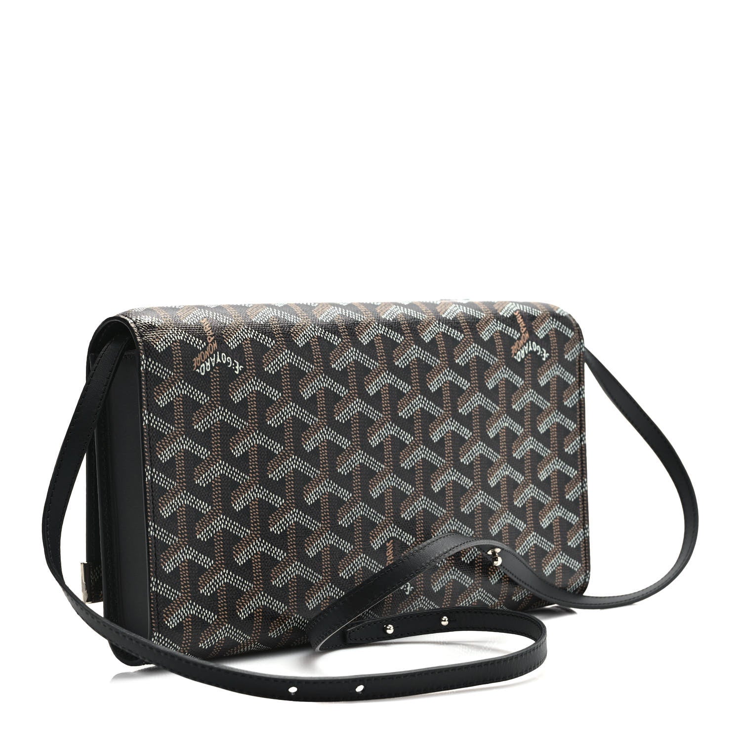 Goyard Goyardine Monte Carlo Bois Clutch With Strap Black 3 of 10