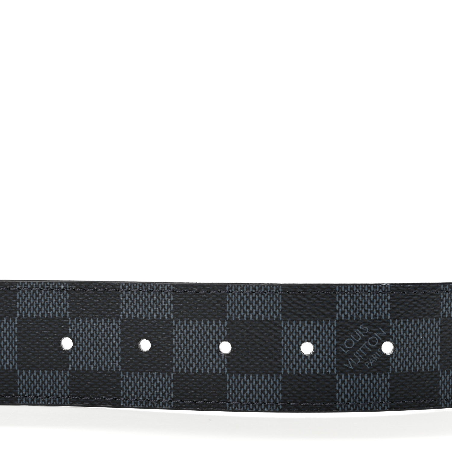 Louis Vuitton Damier Graphite 40mm LV Initiales Belt 85 34 3 of 5