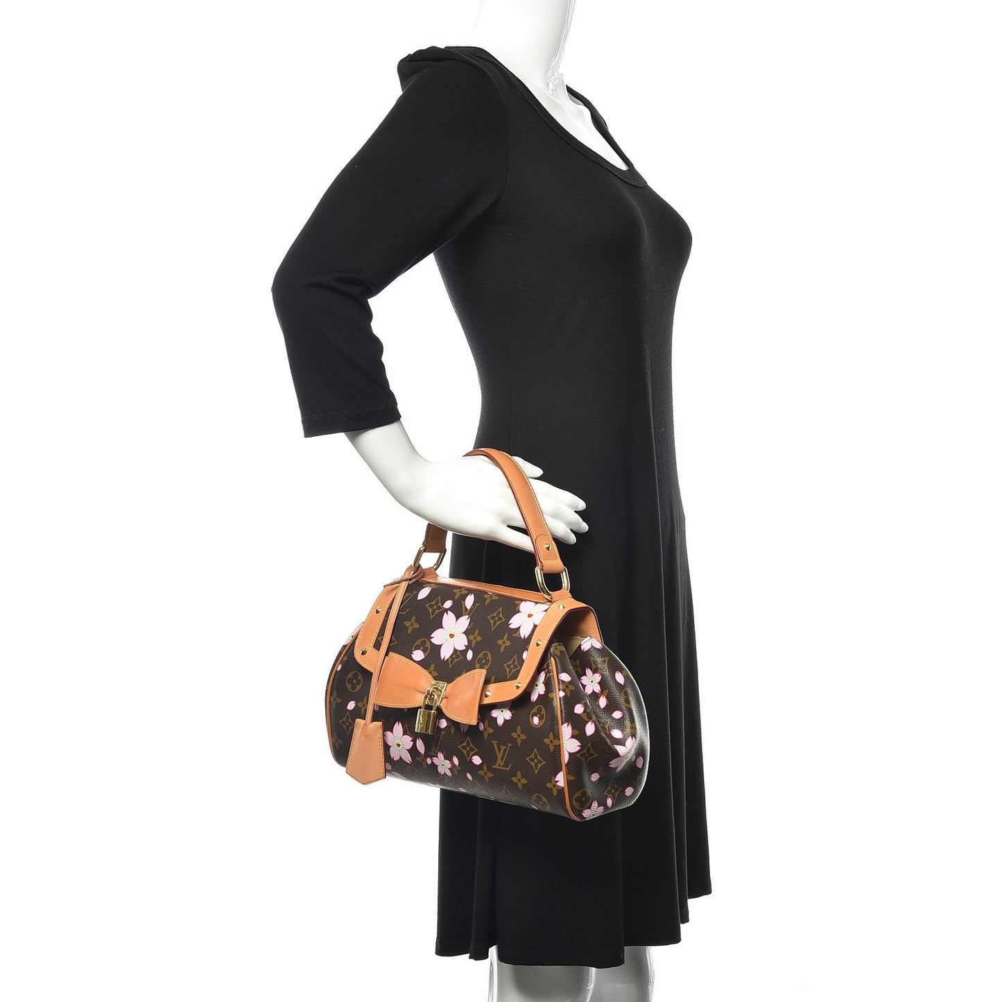 Monogram Cherry Blossom Sac Retro Bag Brown