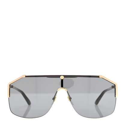 Gucci Metal Rimless Square Sunglasses GG0291S Black Gold 2 of 8