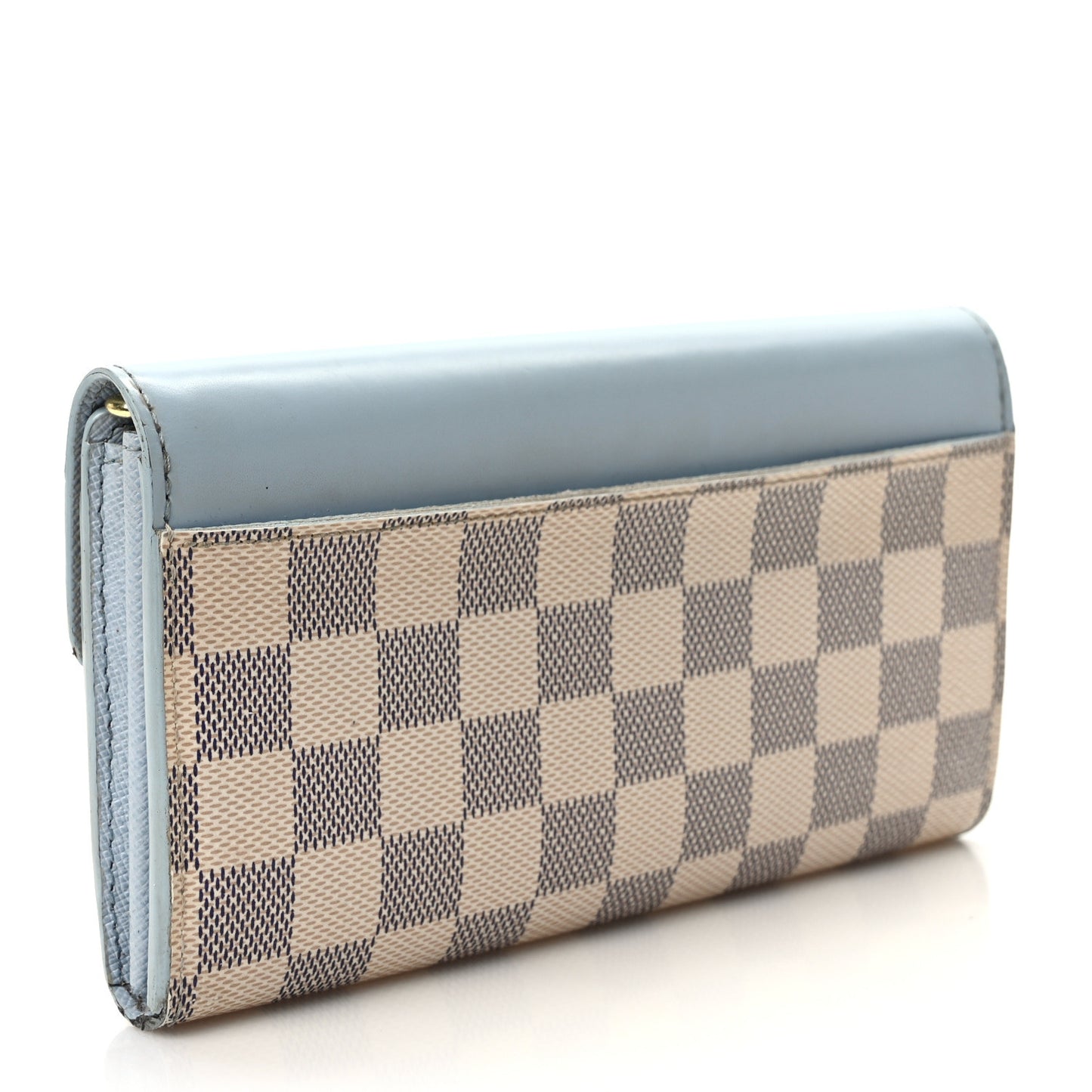 Damier Azur Sarah Wallet NM Bleu Olympe